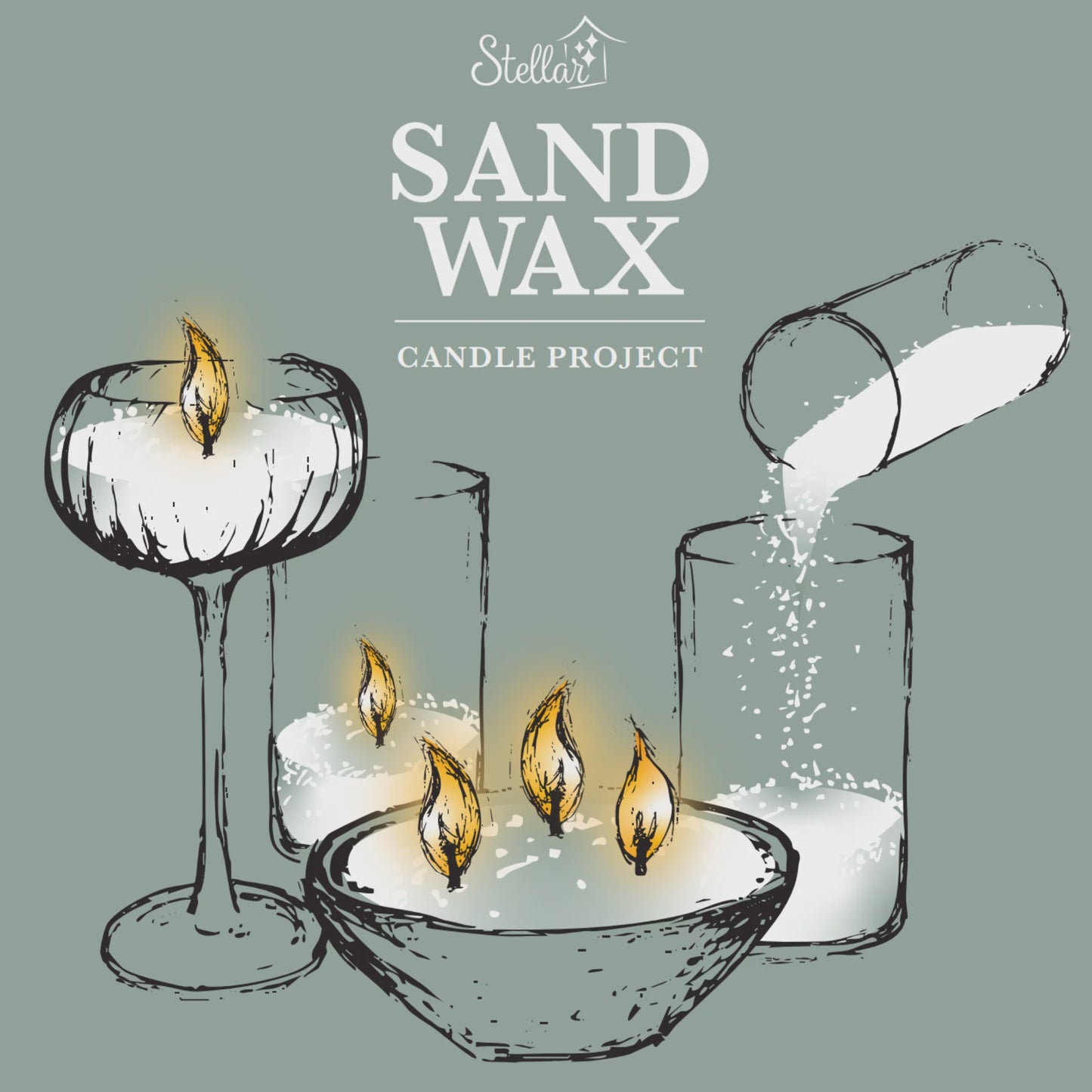Sand Wax Candle Project