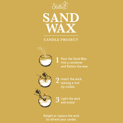 Sand Wax Candle Project