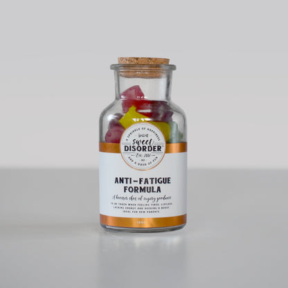 Anti-Fatigue Formula - Bottle of fun lollies