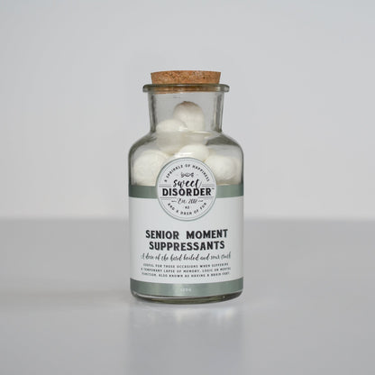 Senior Moment Suppressants - Bottle of fun Lollies