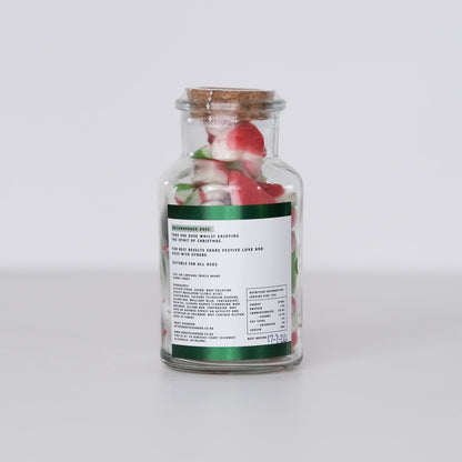 Hearty Christmas Love and Hugs -  Bottle of fun lollies