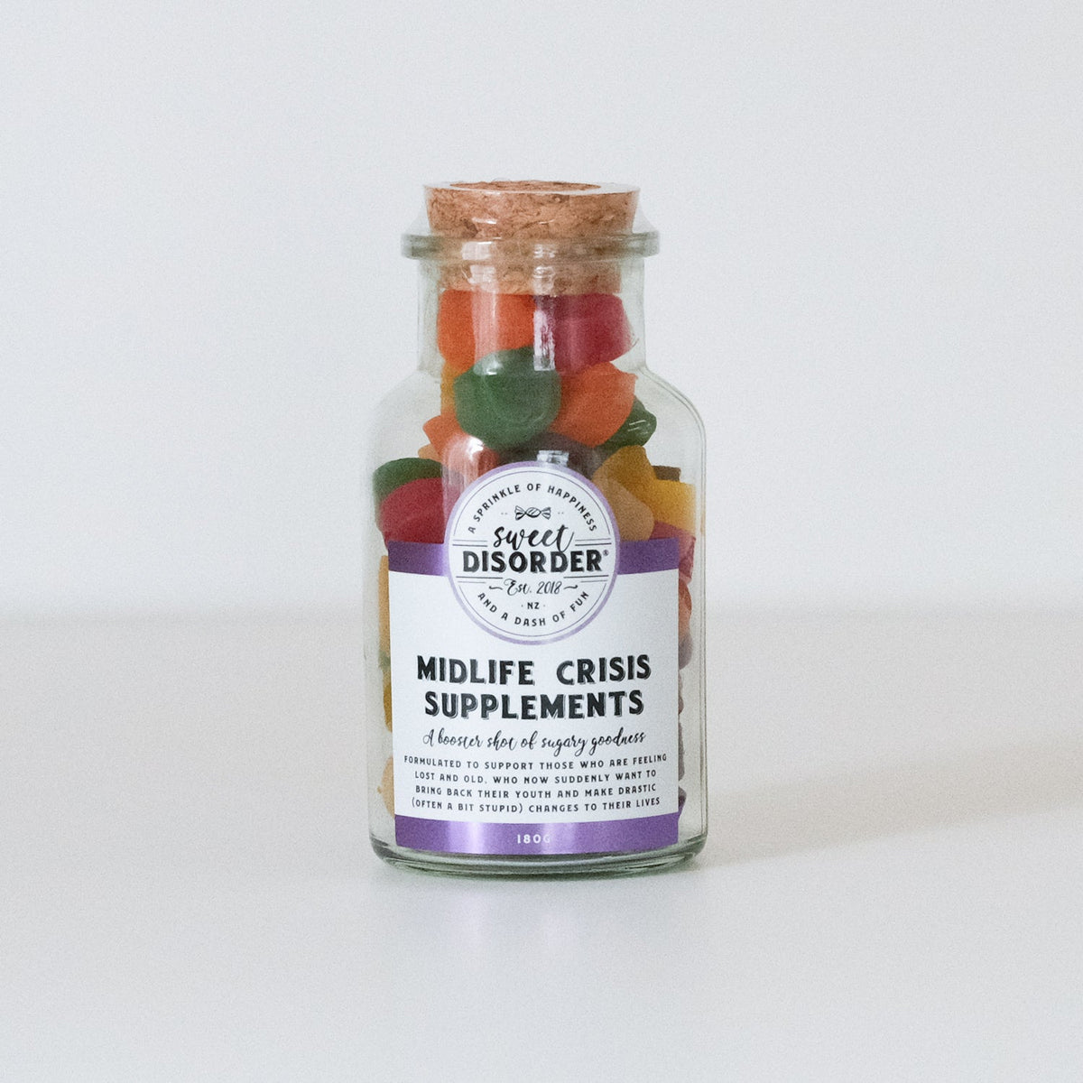 Midlife Crisis Formula - Bottle of fun lollies