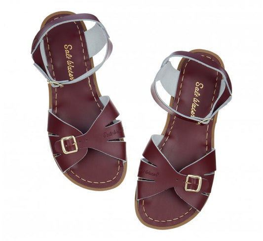 Saltwater "Classic" Sandals - Claret