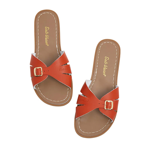 Saltwater "Classic" Slide Sandals - Paprika