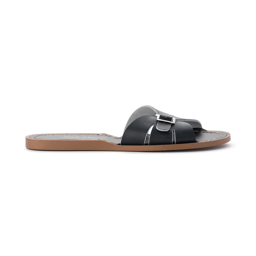 Saltwater "Classic" Slide Sandals - Black