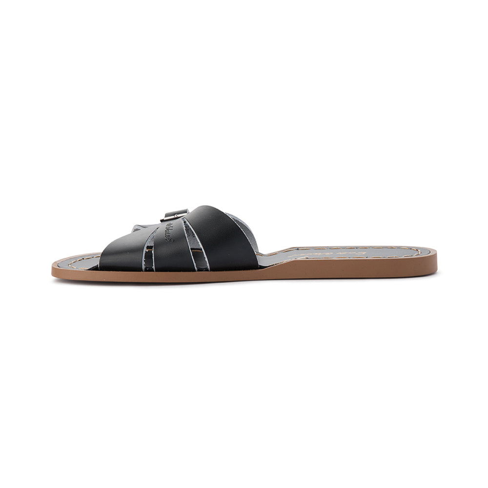 Saltwater "Classic" Slide Sandals - Black