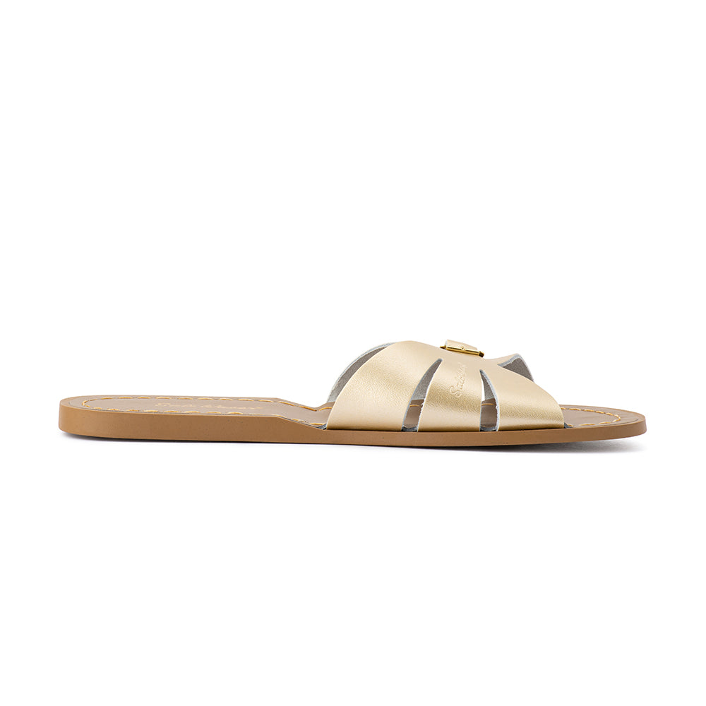 Saltwater "Classic" Slide Sandals - Gold