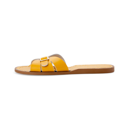 Saltwater "Classic" Slide Sandals - Mustard