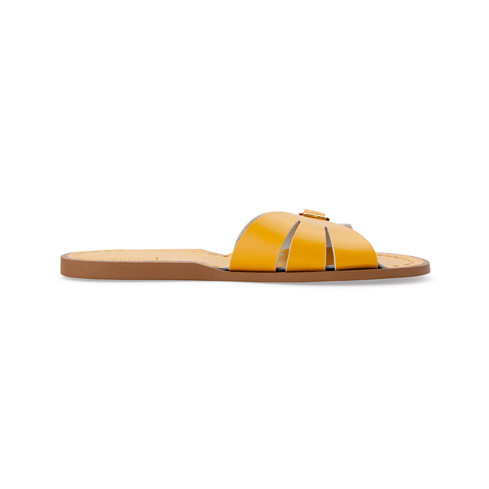 Saltwater "Classic" Slide Sandals - Mustard