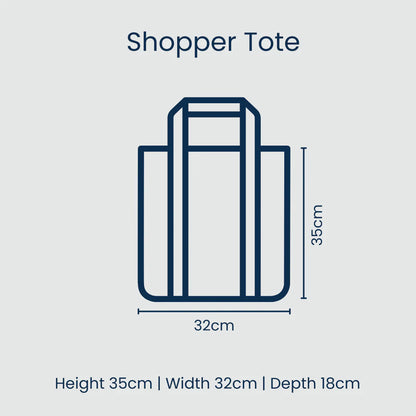 Shopper Tote - Retro Stripe