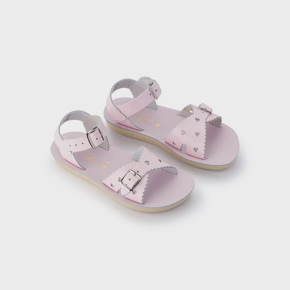 Sun-San "Sweetheart" Youth Sandals - Shiny Pink