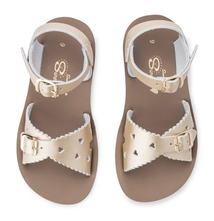 Sun-San "Sweetheart" Youth Sandals - Gold