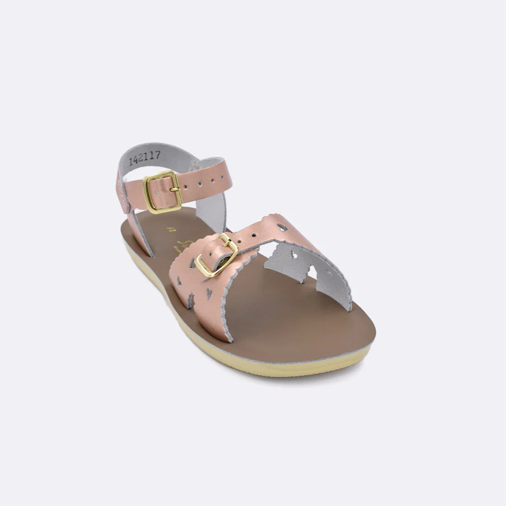 Sun-San "Sweetheart" Youth Sandals - Rose Gold