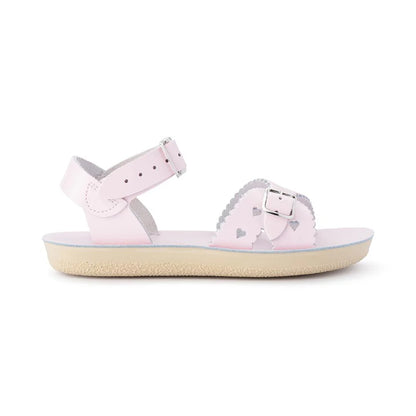 Sun-San "Sweetheart" Youth Sandals - Shiny Pink