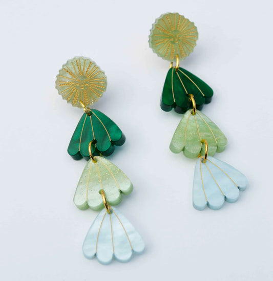 Sunbeam Earrings - Ocean
