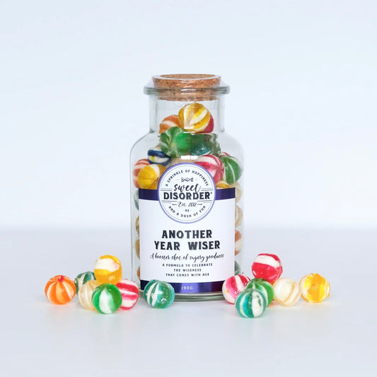 Another Year Wiser - Bottle of fun lollies