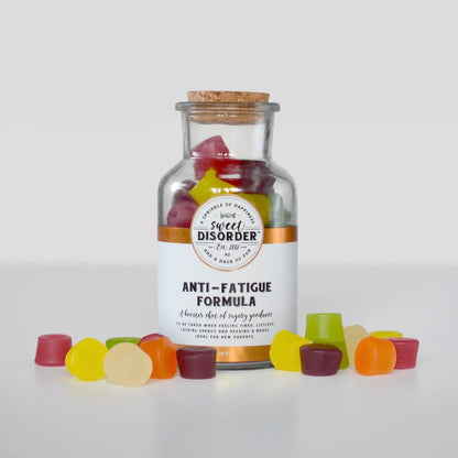 Anti-Fatigue Formula - Bottle of fun lollies