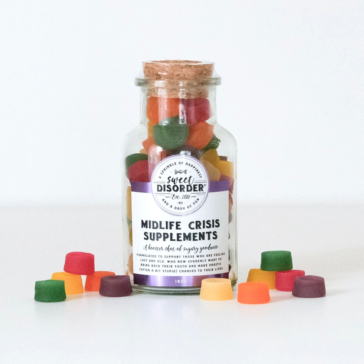 Midlife Crisis Formula - Bottle of fun lollies
