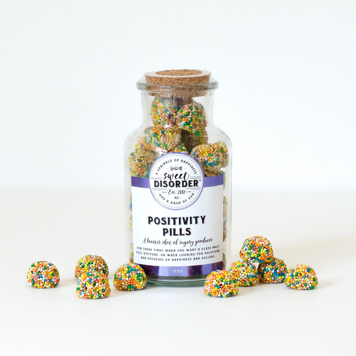 Positivity Pills - Bottle of fun lollies