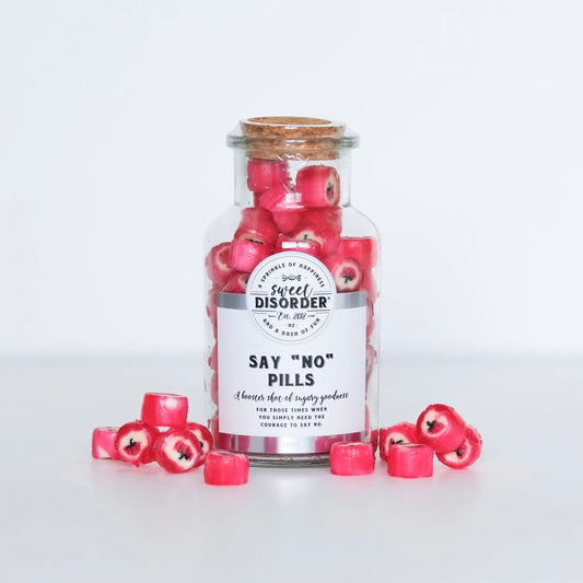 Say "No" Pills - Bottle of fun lollies