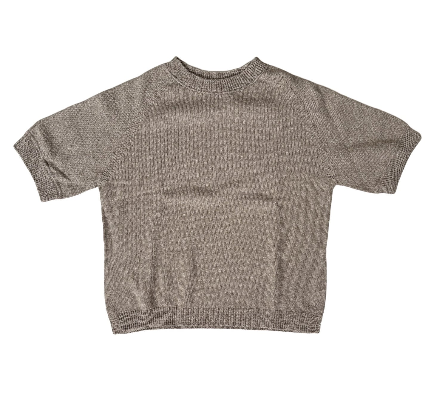 Cotton/Merino blend  "Hansa" Tee - Sand