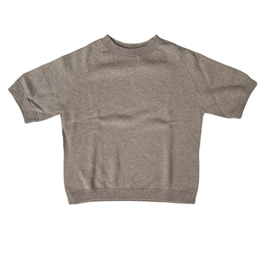 Cotton/Merino blend  "Hansa" Tee - Sand