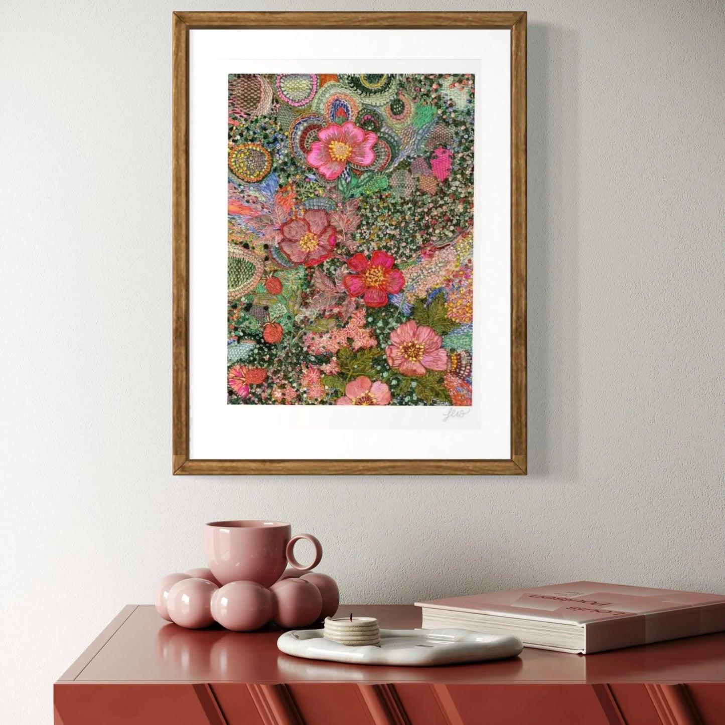 "Wild Roses" Print by Fleur Woods
