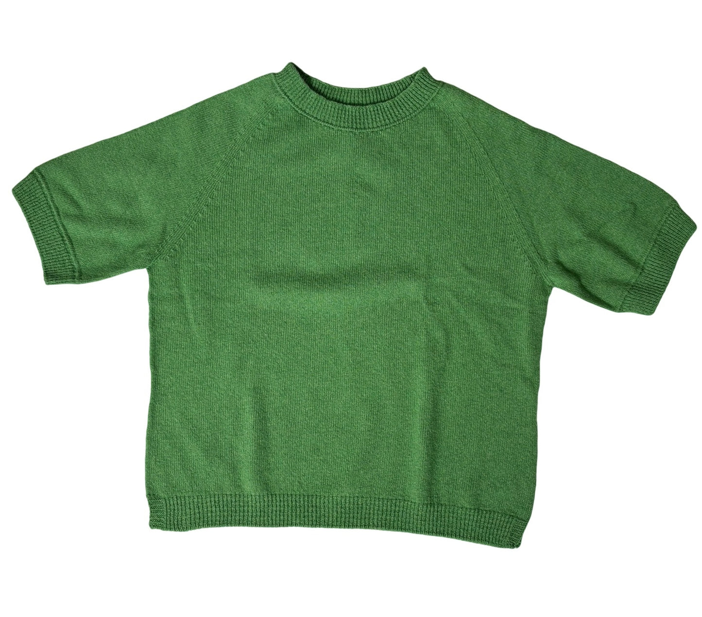 Cotton/Merino blend  "Hansa" Tee - Kelly Green