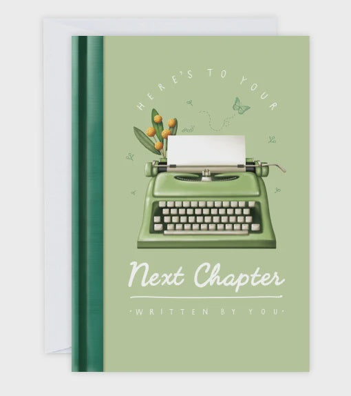 "Your Next Chapter" Greeting Card