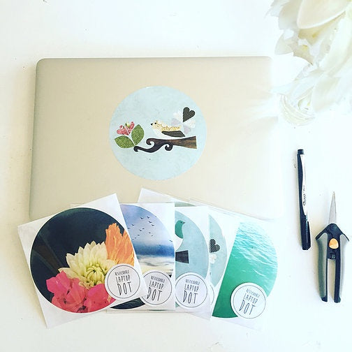 Restickable Laptop dot by Tinch Design