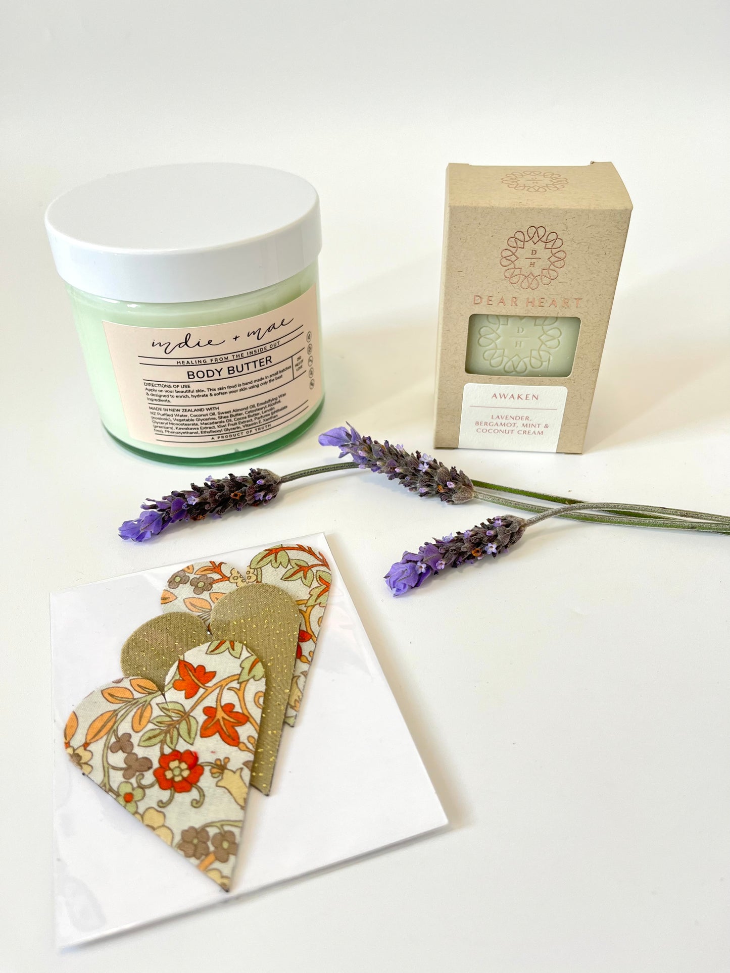 $75 Giftbox - Body Butter. Soap, Heart Magnets