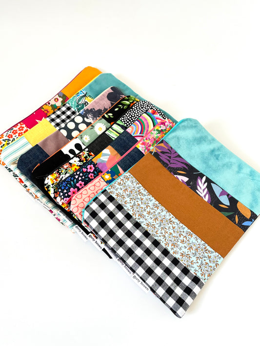 Fabric Zip Purse / Pencil Case - Assorted