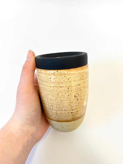 Ceramic Takeaway Cup - Ochre