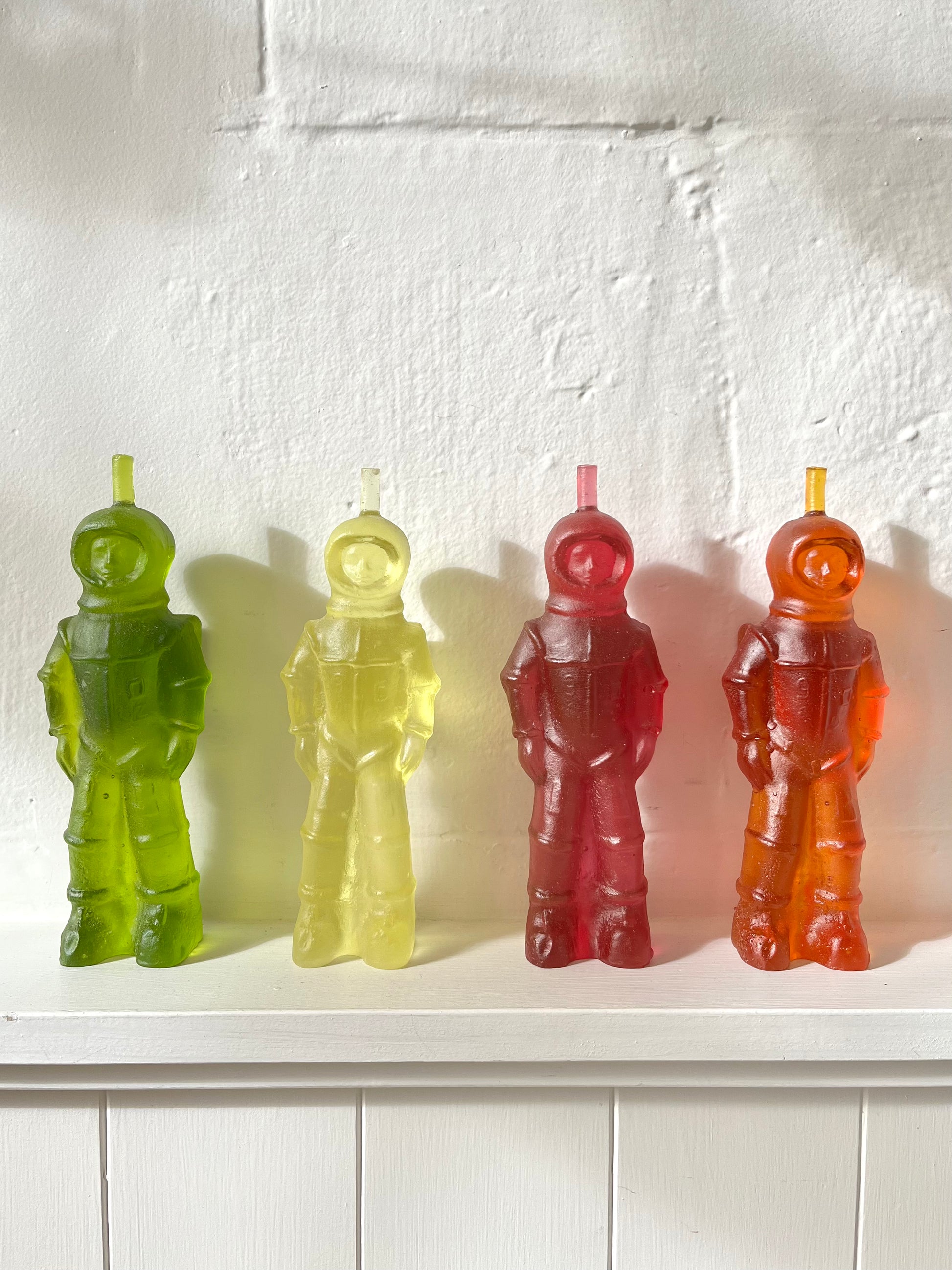 Cast Glass Spaceman - Raspberry – Inc Design Store