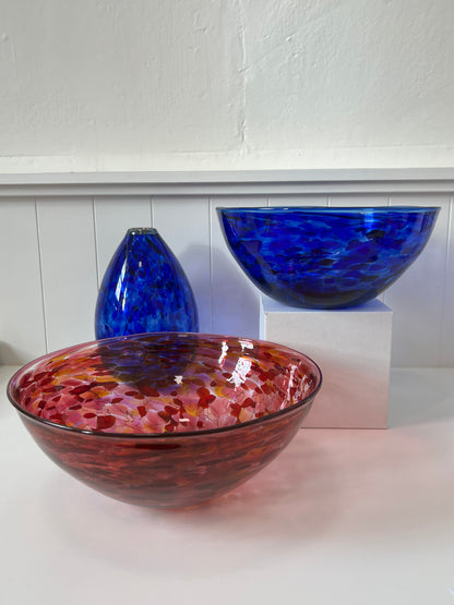 Fruit Bowl - Cosmic Blue #1 - by Grinter Glass