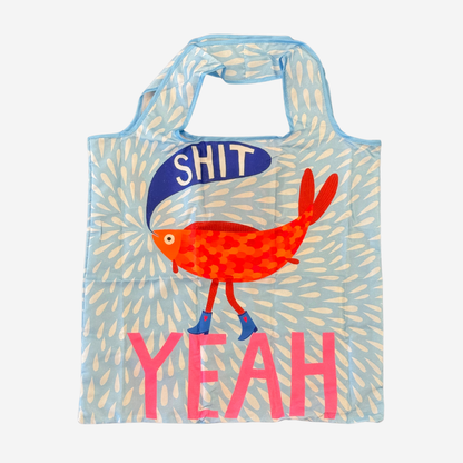 Foldable tote Bag by Studio Soph: "Shit Yeah"