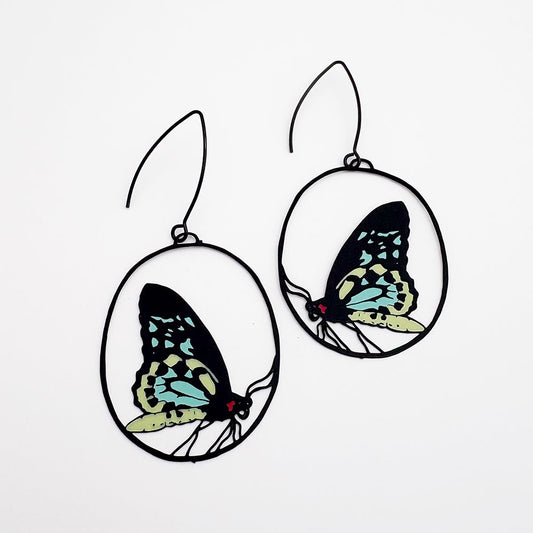Midi Cairns Birdwing Butterfly Earrings