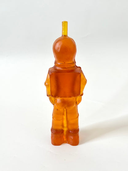 Cast Glass Spaceman - Orange