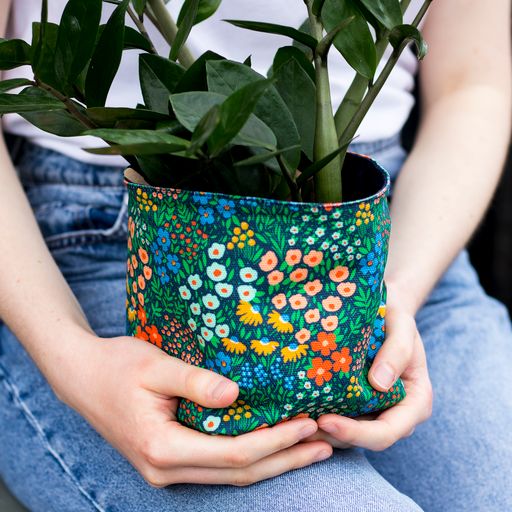 Canvas Planter - Wild Flowers