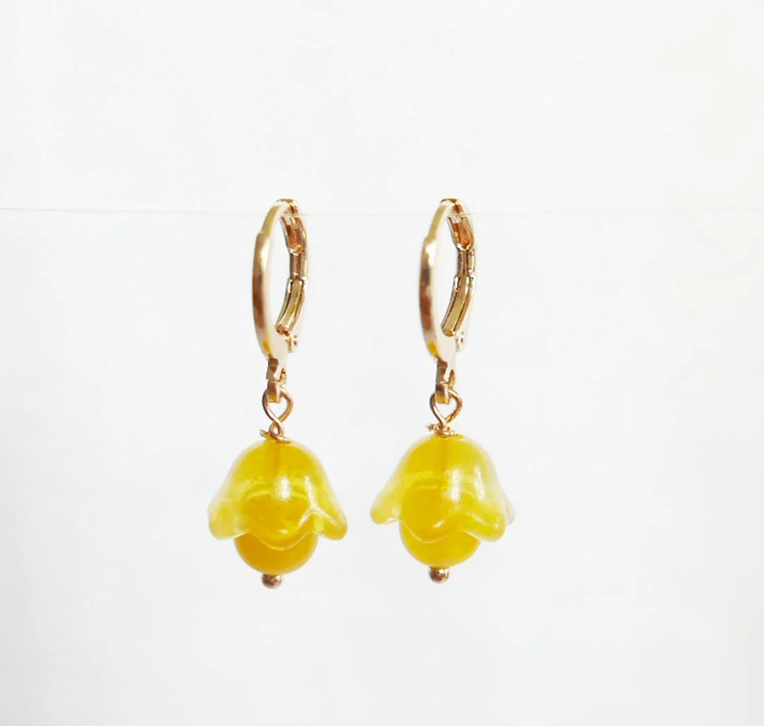 Sun Flower Earrings - Buttercup