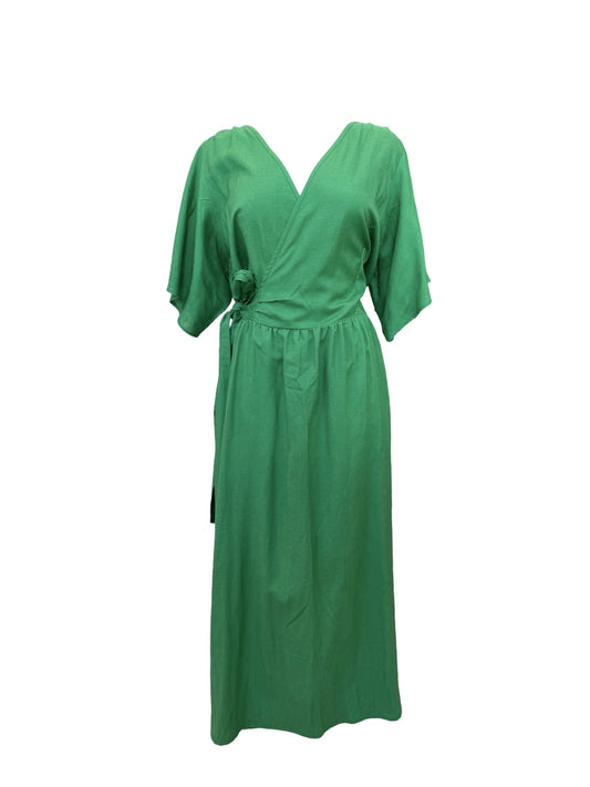 "Kelsey" Dress - Grass Green Blend