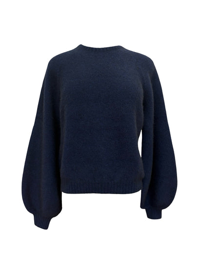 Cirrus Possum Merino Jumper - Midnight Blue