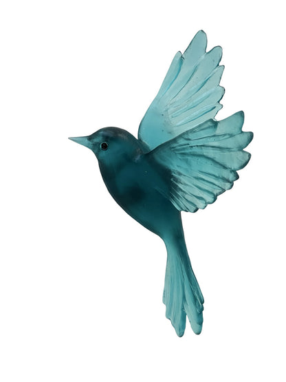 Fernbird / Mātātā - Jade - Glass artwork by Luke Jacomb