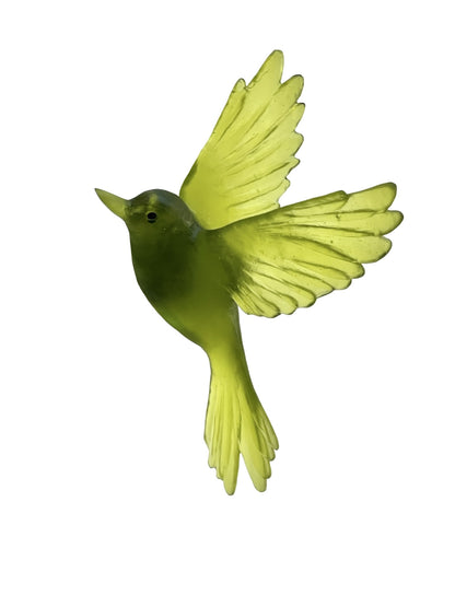 Fernbird / Mātātā - Olive - Glass artwork by Luke Jacomb