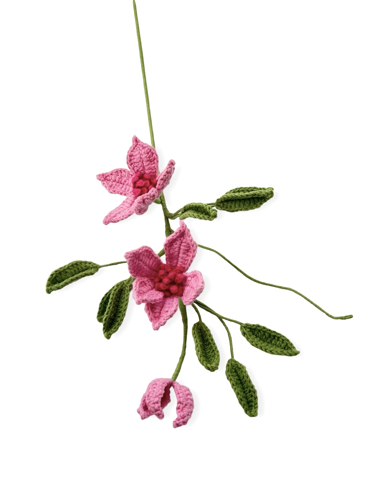 Crochet Clematis - Pink