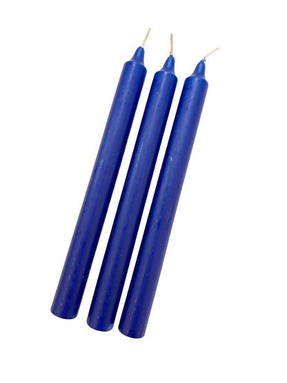 Royal Blue Coloured Candle - 240mm