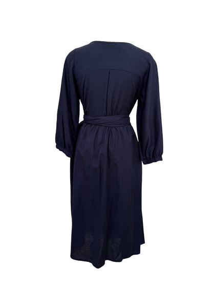 Long Sleeve Mollie Dress - Navy Blend