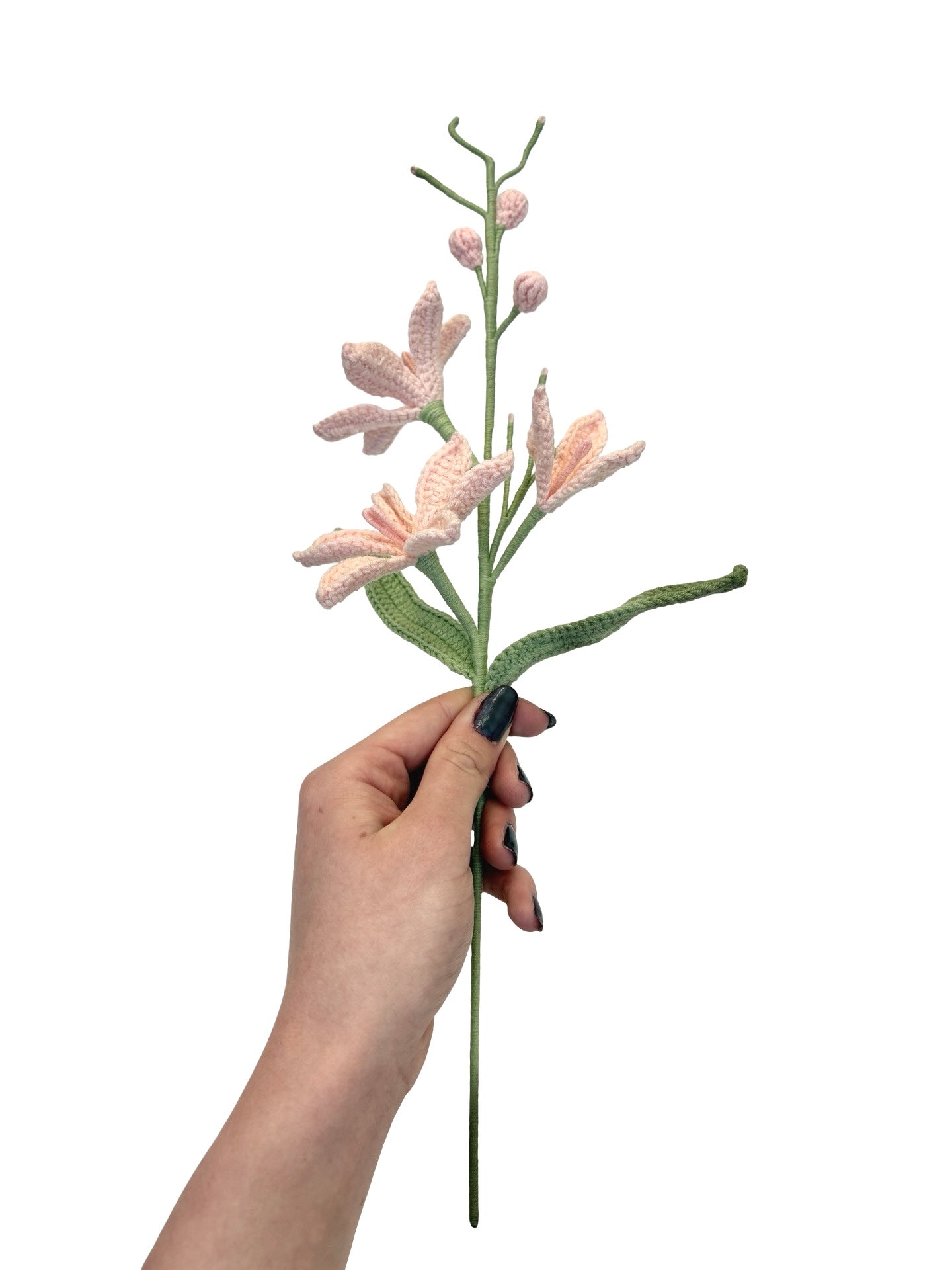 Crochet Orchid Flame - Pink