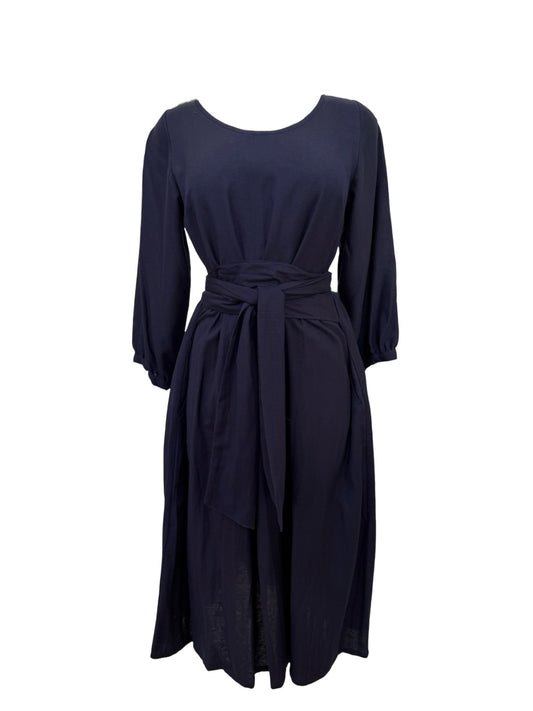 Long Sleeve Mollie Dress - Navy Blend