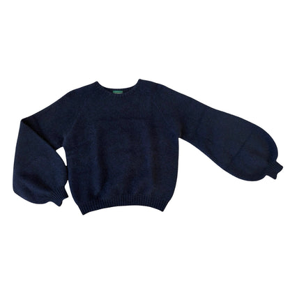 Cirrus Possum Merino Jumper - Midnight Blue